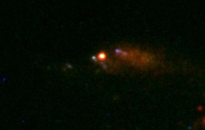 Rara explosión cosmica